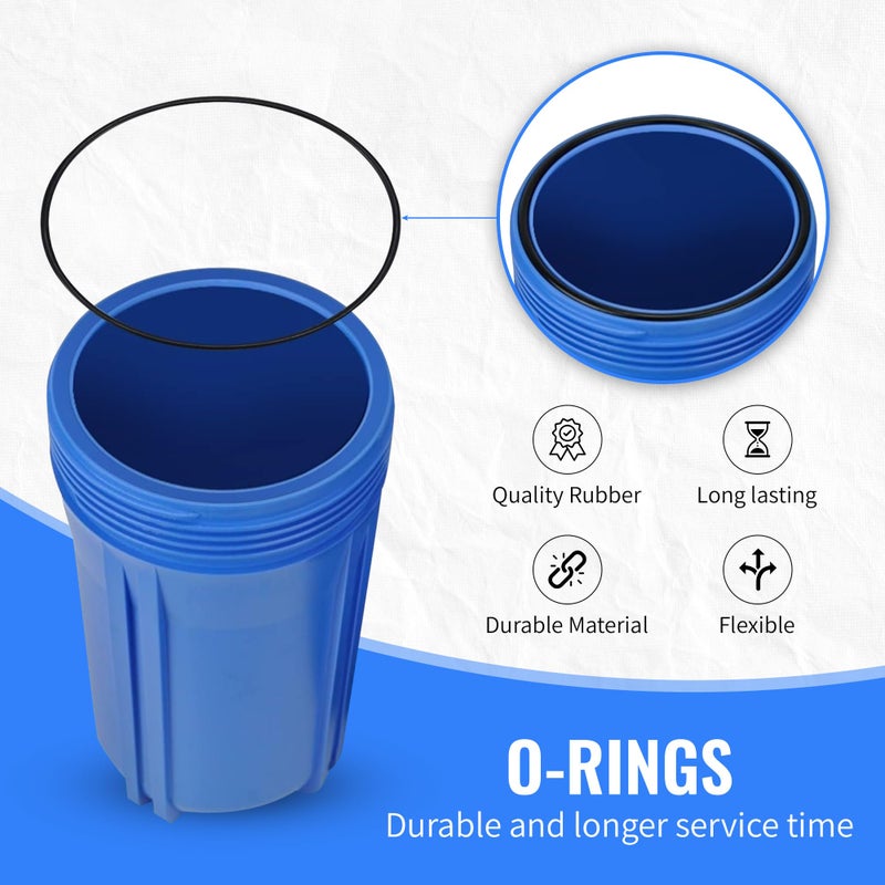 CFS â€“ 1 Pack Sediment Water Filter Cartridge with O-Ring Compatible with 10" Pelican Water Replacement & PC-100 EZ Models â€“ Removes Bad Taste â€“ Whole House Replacement Filter Cartridge â€“ 5 Micron - Image 2